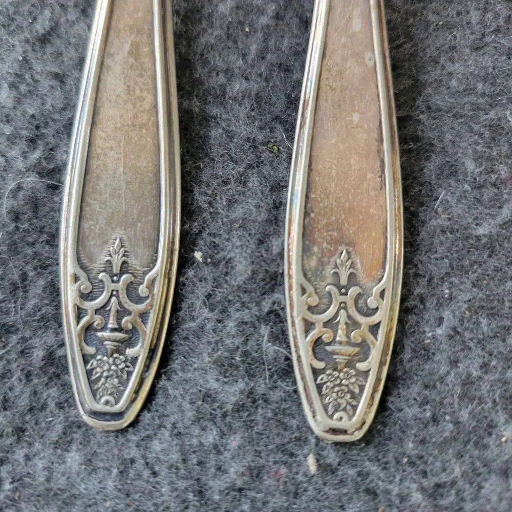 7 International Silver PRINCESS LADY DORIS Spoons‎ & Forks Silverplate 1929
